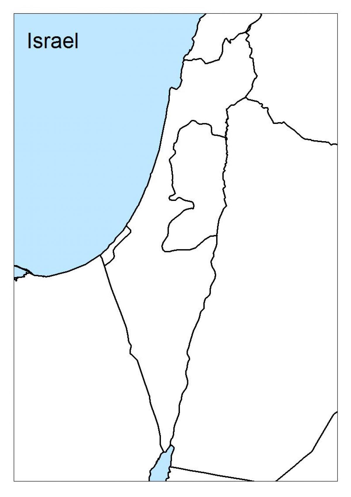 мапа Ізраїлю порожнім