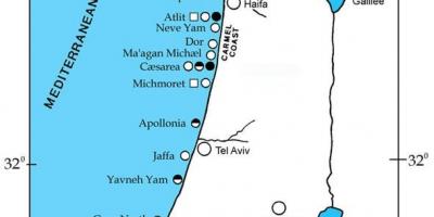 Мапа Ізраїлю порти