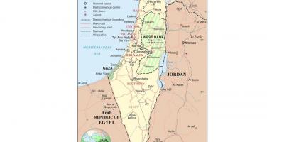 Мапа Ізраїлю аеропортів