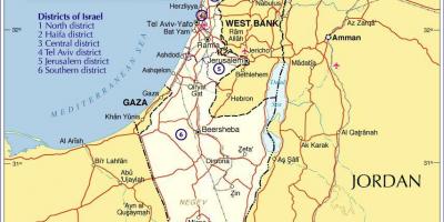 Ізраїль регіонах карті
