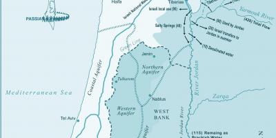Карта річки Ізраїлю 