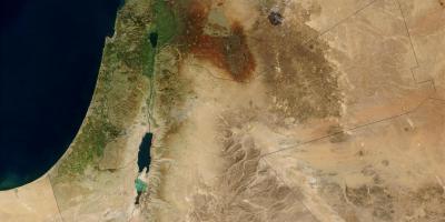 Супутникова Карта Ізраїлю 